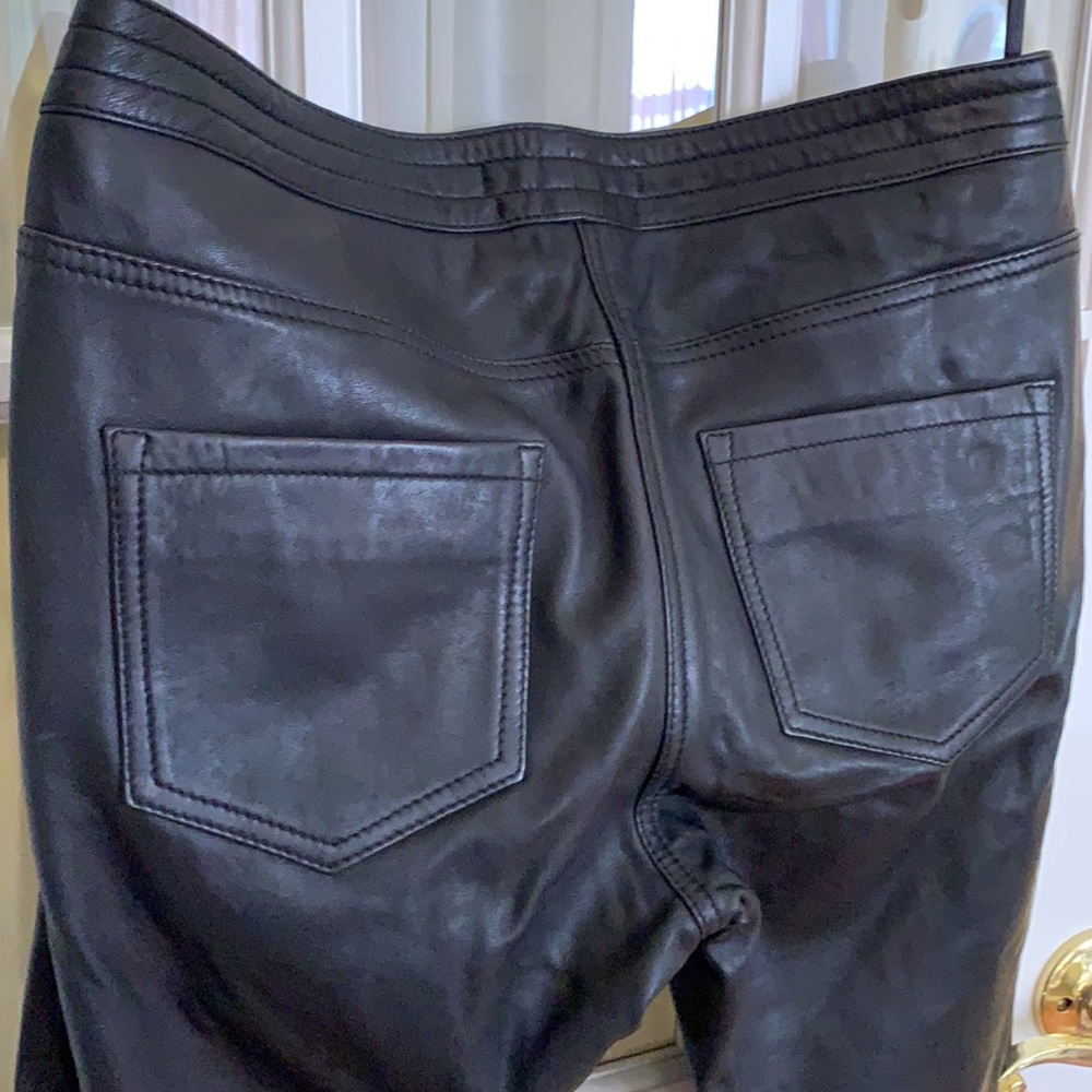 Genuine Leather SCOTCH & SODA Jolie Vagabonde Leather Pants - Small/1 - Like New - Picture 9 of 11
